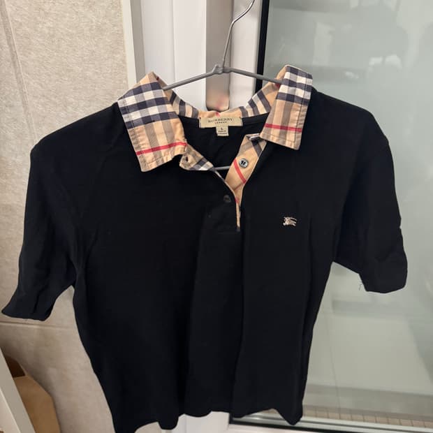 버버리 노바체크 카라 카라티 black