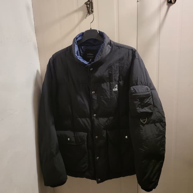 [100]캉골 덕다운 블랙 패딩