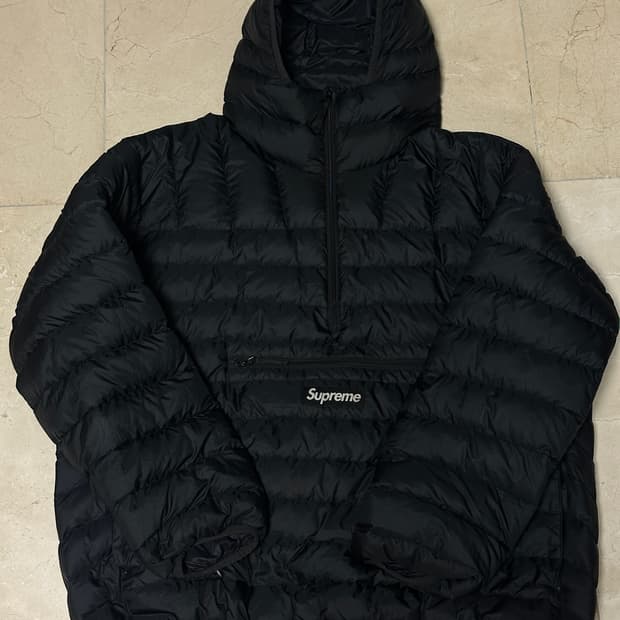 [XXL] 24fw 슈프림 마이크로 다운 경량패딩 블랙