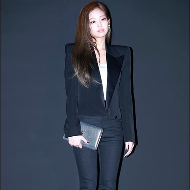 생로랑 16aw 파워숄더 피크드라펠 블레이져