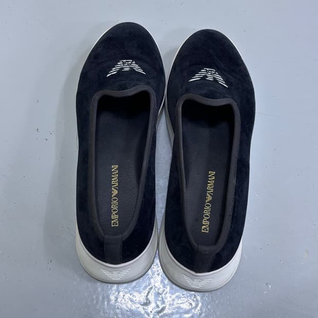 240 엠포리오아르마니 벨벳 스니커즈 0406E