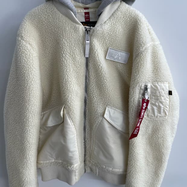 알파인더스트리 MA-1 Teddy Jacket(L싸이즈)