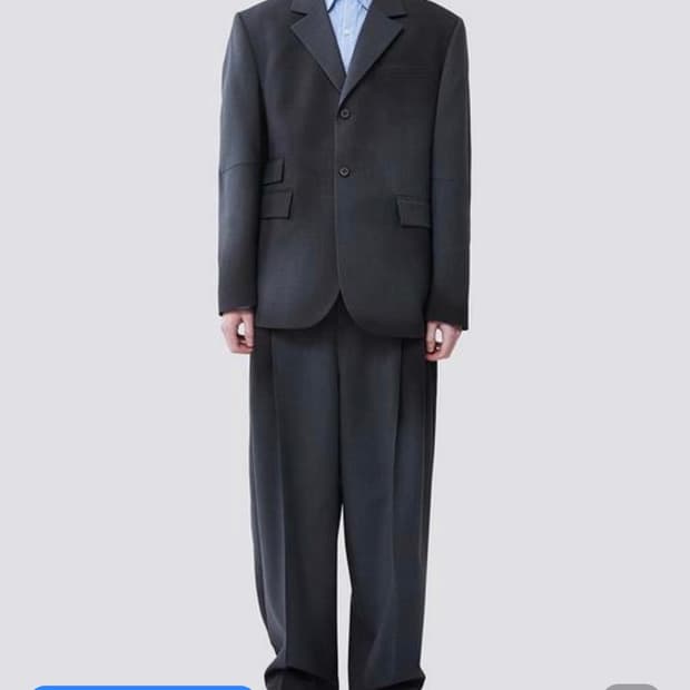 아더에러 Shadow blazer Charcoal (A2)