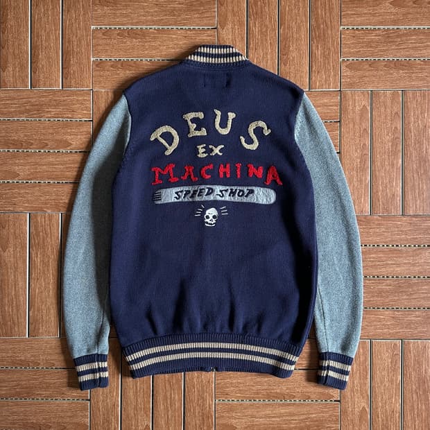 Deus Ex Machina cotton varsity jacket