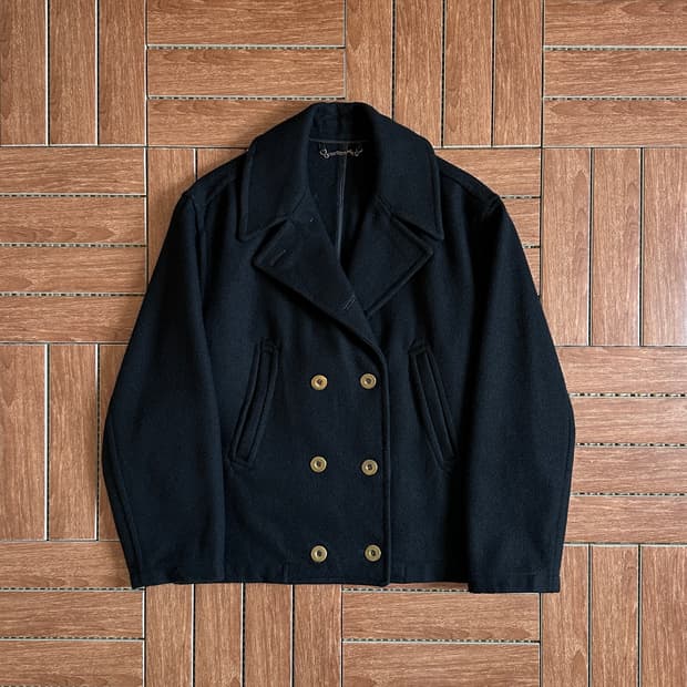 Montgomery England made wool pea jacket