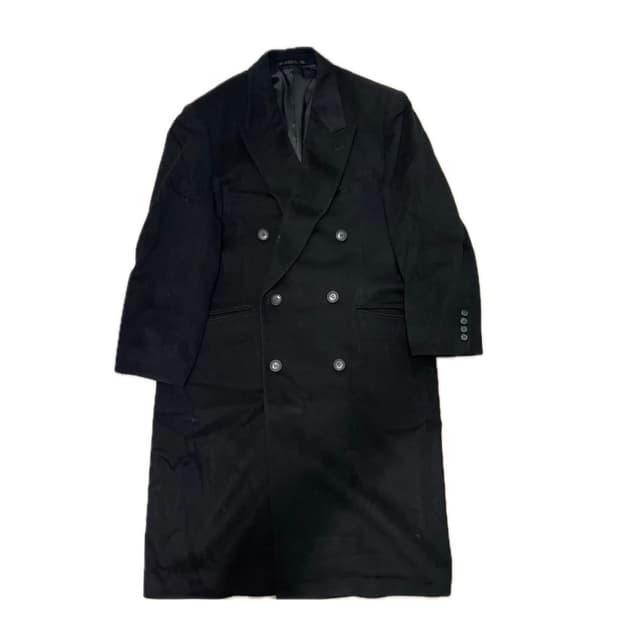 어깨깡패 오버핏 캐시미어 블랙 코트