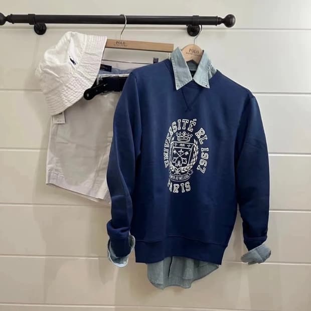 [미 시착 새 상품] 폴로랄프로렌 맨투맨 xs(남녀공용)