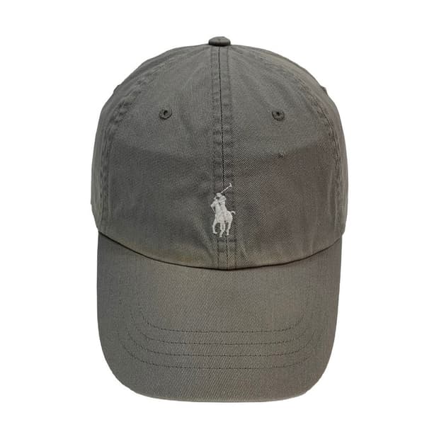폴로 랄프로렌 워시드 그레이 치노 볼캡