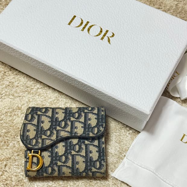 디올 오블리크 지갑