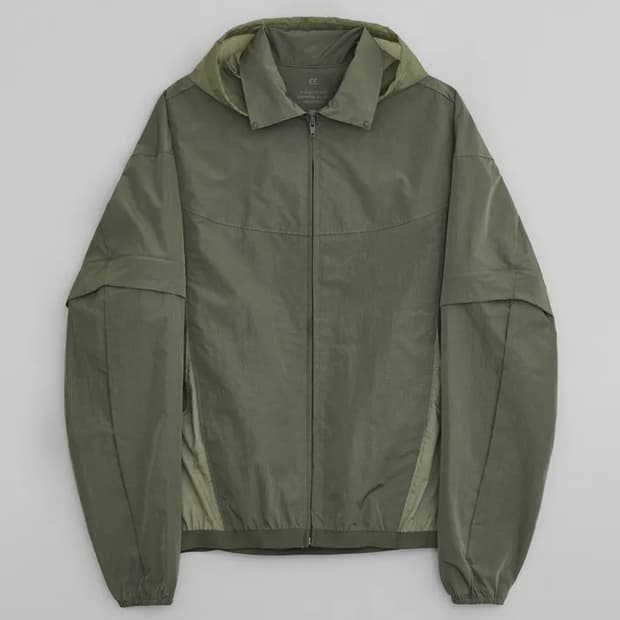 EE DETACHABLE 윈드브레이커 올리브 자켓 (M)