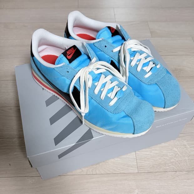 나이키 코르테즈 TXT 발틱 블루 블랙 280