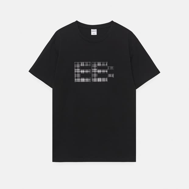 엔조블루스 픽셀 로고 박시 티셔츠 새상품