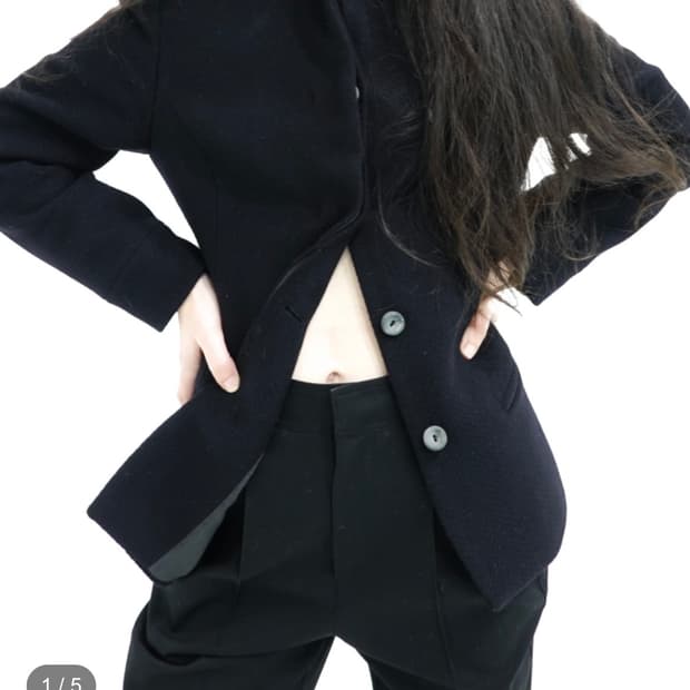 에옹쓰 Ka half wool coat