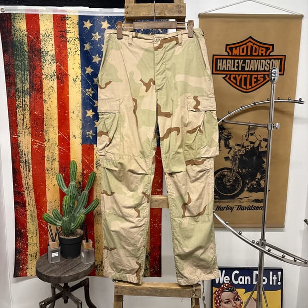 90s 오리지널 밀리터리 미육군 데저트카모 BDU 카고팬츠 N948