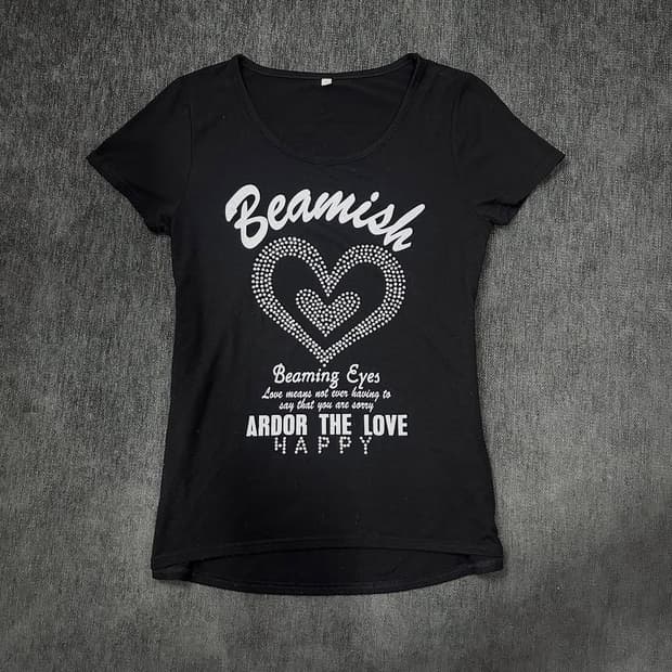 Y2k Cubic heart short sleeve