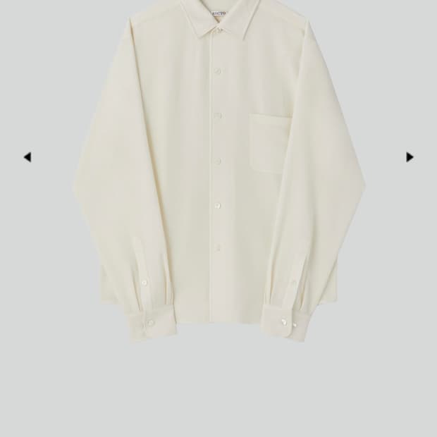 ALAN RESORT SHIRT (BEAN IVORY) L