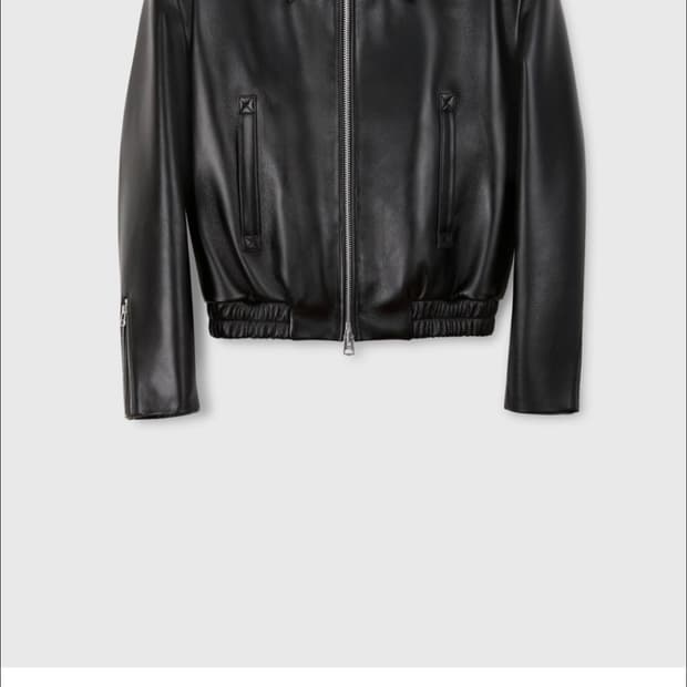 타일레 25ss 레더 봄버 2사이즈 팝니다