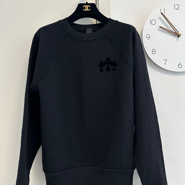 크롬하츠 트리플 크로스 스웨트셔츠 