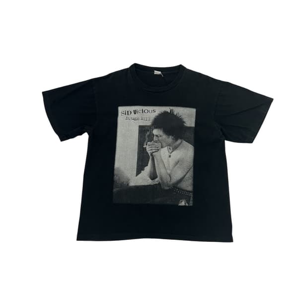90s 시드 비셔스 Drugs Kill 티셔츠