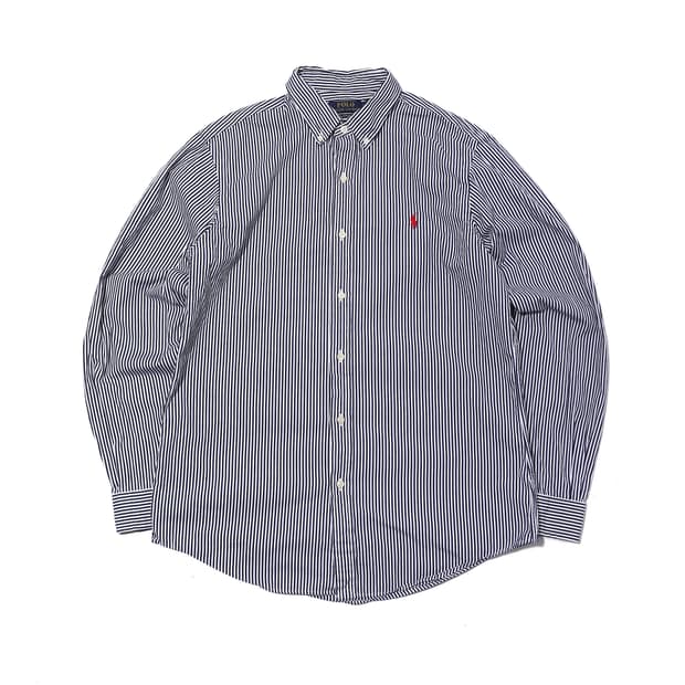 POLO RALPH LAUREN 슬림핏 스트라이프 셔츠 size L