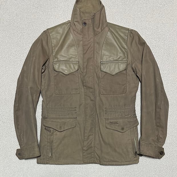 바버 x 랜드로버 필드 야상 자켓