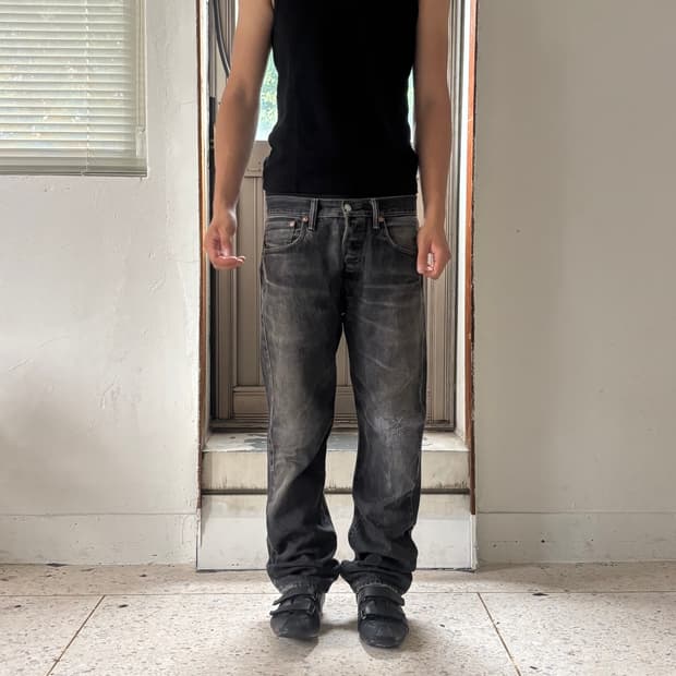 Levi’s 501 블랙 데님 팬츠