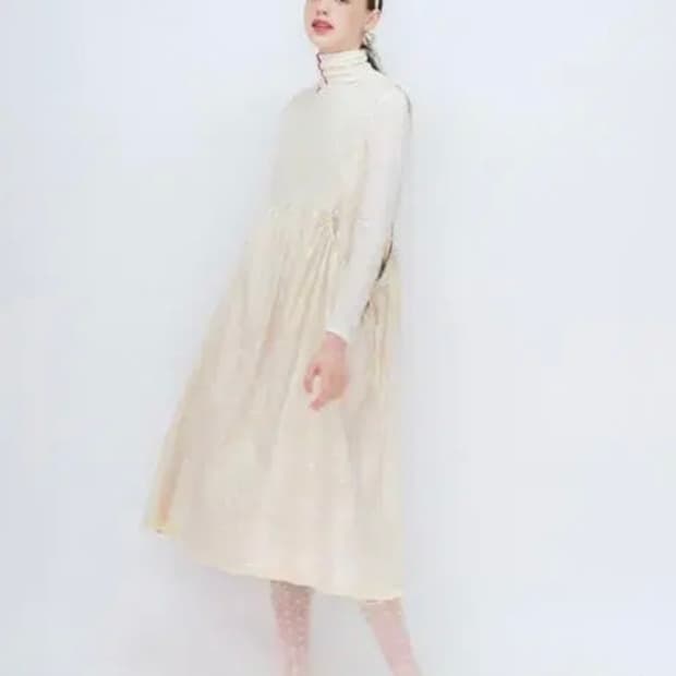 마가린핑거스 그레이스 자카드 원피스