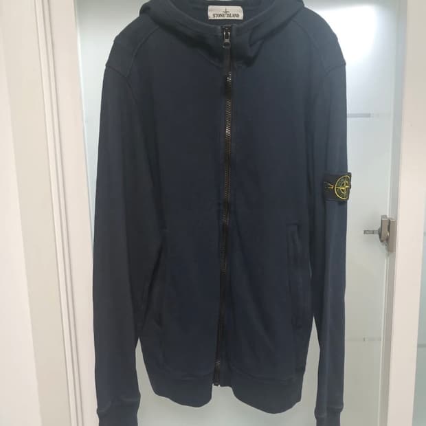 스톤아일랜드 네이비 후드집업 XL