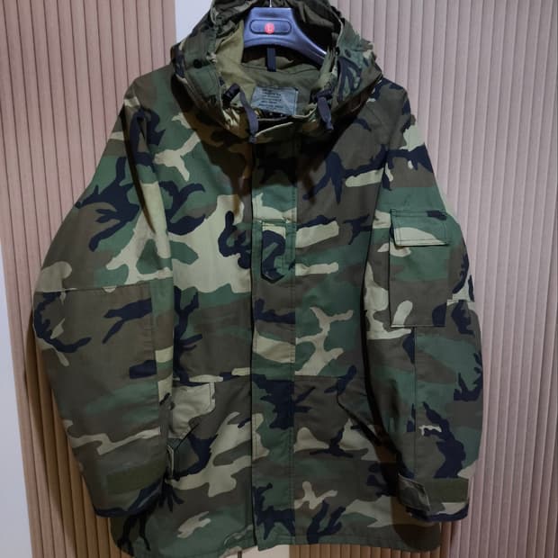 라지롱 110 미군 야상 파카 우드랜드 스키파카