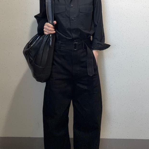 lemaire 르메르 범백 블랙 라지 