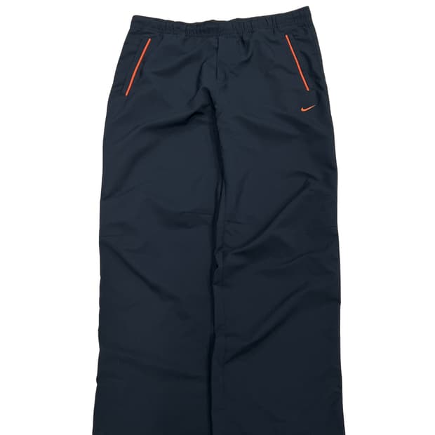 나이키 올드스쿨 와이드핏 트랙 우븐 팬츠 다크크레이/오렌지