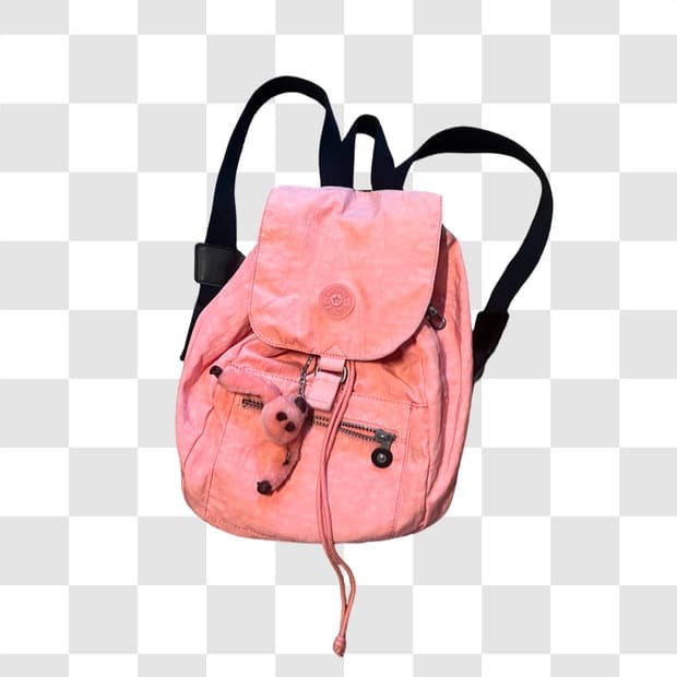 키플링 (Kipling) 딸기우유 미니백팩 