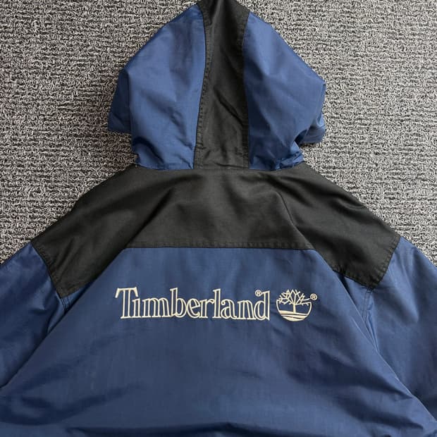 팀버랜드 올드스쿨 배색 아노락 바람막이 3492