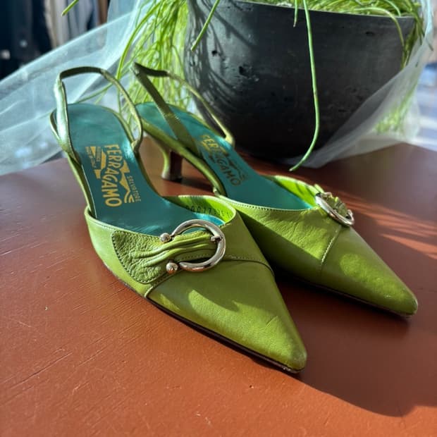 Ferragamo Kitten Heel