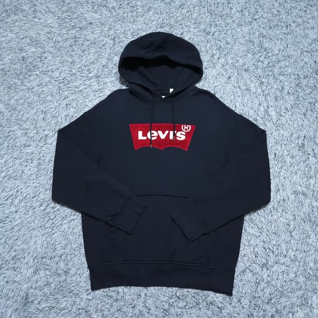 리바이스) M 남자 오버핏 후드티셔츠 / 왕눈이샵
