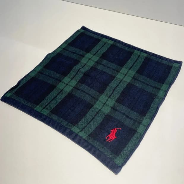 폴로 랄프로렌 00s 재팬 시그니처 미니 타올 손수건 A1350