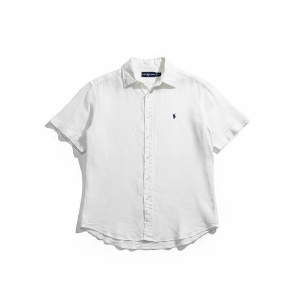 폴로 랄프로렌 린넨 반팔 셔츠 XXL