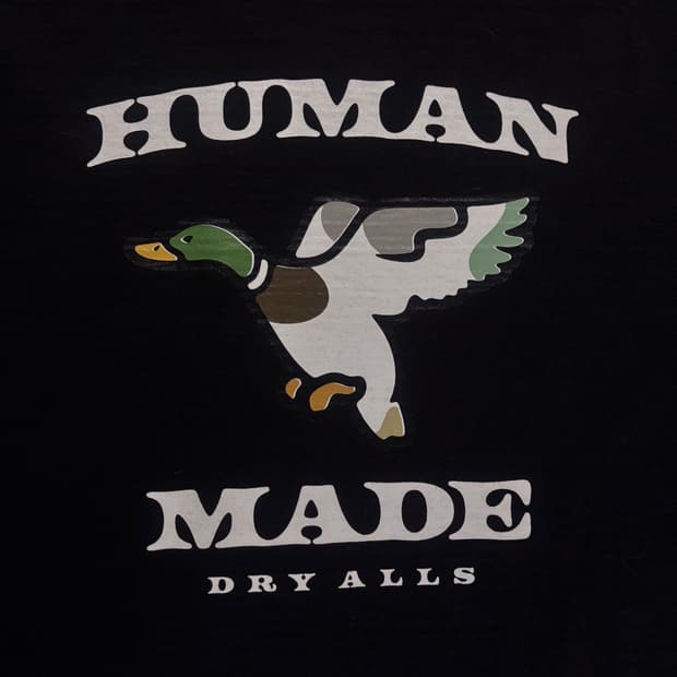 휴먼메이드 청둥오리 Duck Dry Alls T-shirt Black