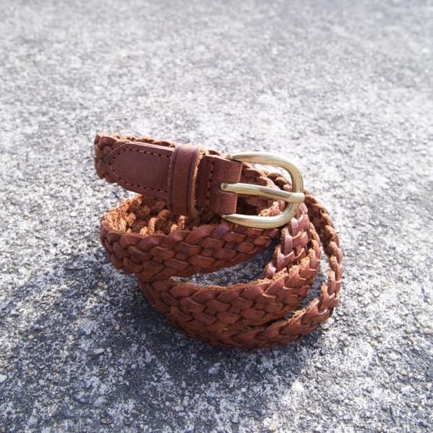 [URBAN RESEARCH] twist leather belt