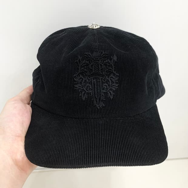 [OS]크롬하츠 바인대거 코듀로이 캡 모자 블랙