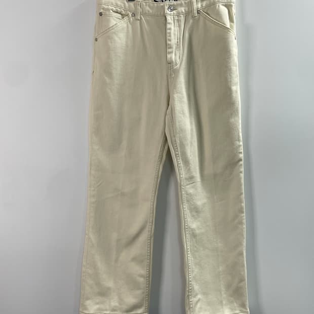 세터 스트레이트핏 화이트 데님팬츠 (onp.69)