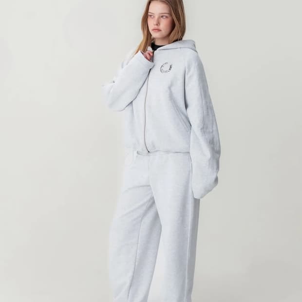 글로니 NOVA SMOKED STRING PANTS 멜란지 그레이 M