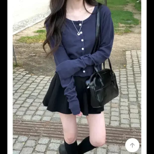 가디건 치마 투피스