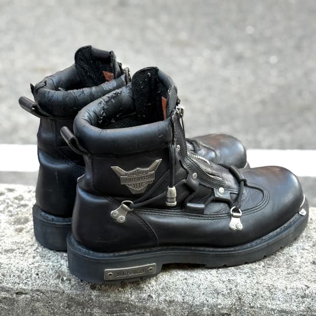 할리데이비슨 레더 워크 부츠