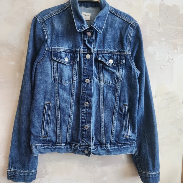갭 데님 자켓