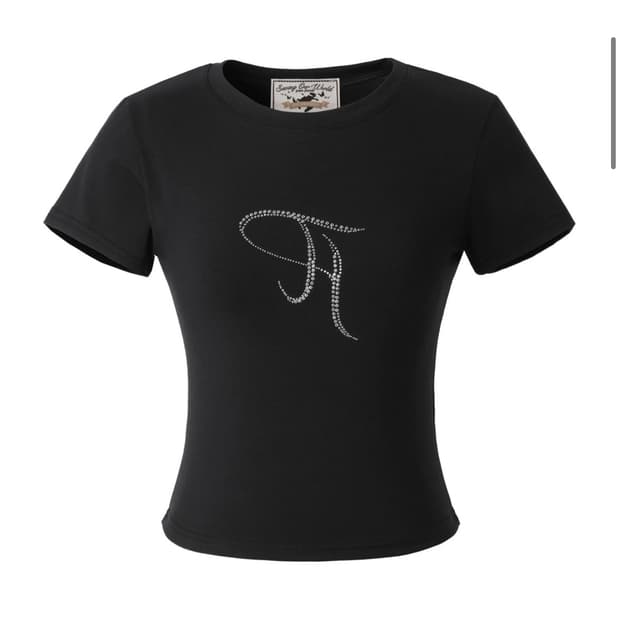 쓰리타임즈 쓰탐 쥬얼티 jewel tee 블랙 S