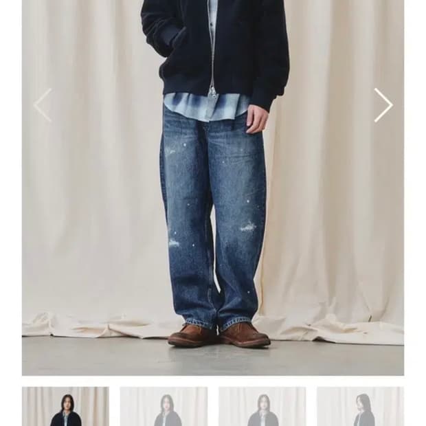 [L] 아트이프액츠 70s 빈티지 레이싱 플리스 자켓 다크네이비