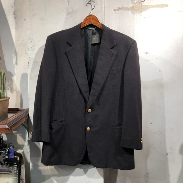 [9455]Givenchy dark gray cashmere blazer