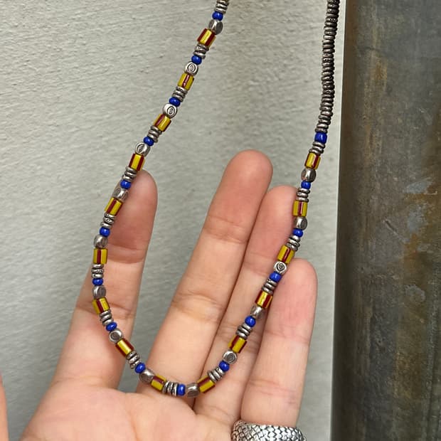 (Only 1)Karen Silver × African Glass Bea