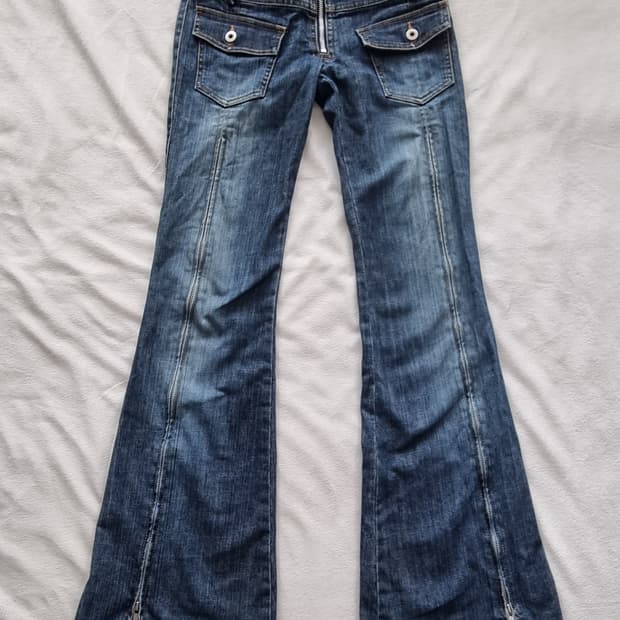 빈티지 y2k 부츠컷 팬츠